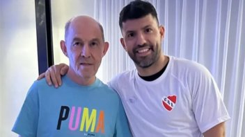 Bochini y Agüero, juntos en una foto que emocionó a todo Independiente