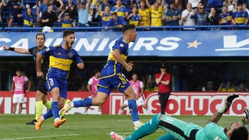 Boca ganó en el final y da pelea por entrar a la Libertadores: el gol de Merentiel