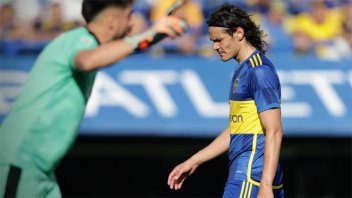 Edinson Cavani, afuera de la lista de Uruguay tras la lesión que sufrió en Boca