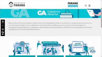 El Municipio de Paraná cuenta por primera vez con un portal de Gobierno Abierto