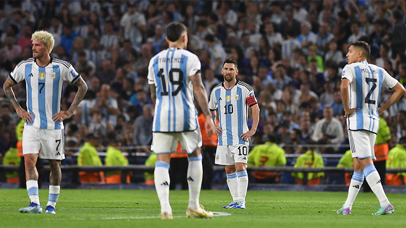 Argentina perdió 0-2 ante Uruguay en La Bombonera por las Eliminatorias  2026, FUTBOL-INTERNACIONAL