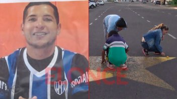 Repintaron estrella en lugar donde falleció Maka Taborda hace cinco años
