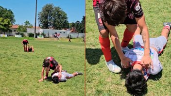 Notable gesto: juveniles de Patronato consolaron a su rival tras ser campeones