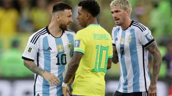Rodrygo denunció insultos racistas en las redes tras su encontronazo con Messi