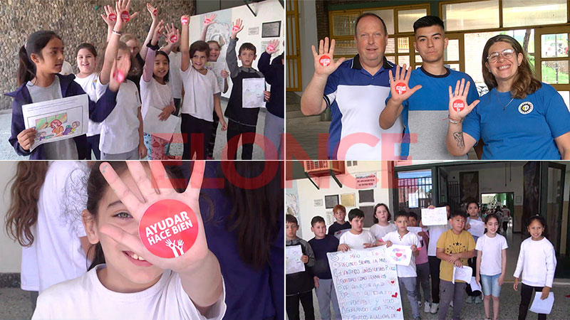 Corazones solidarios: más escuelas se suman a la jornada Once por Todos