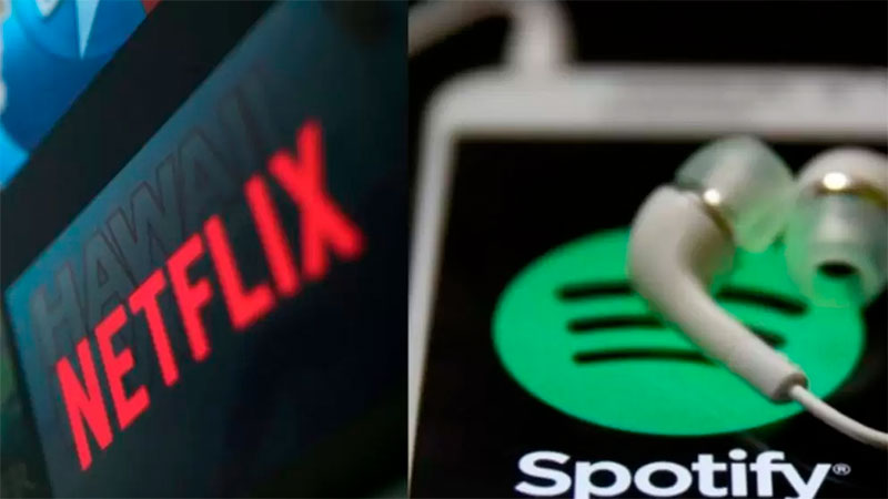 Netflix y Spotify