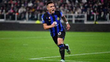 Lautaro Martínez marcó un gol en el empate de Inter que sigue líder en Italia