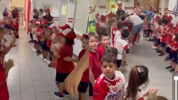 Video: el festejo de los alumnos en la escuela de Unión tras lograr la permanencia