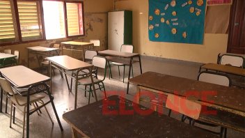 El acatamiento al paro docente es total en escuela primaria de Paraná