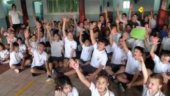 La escuela “Heraclia Ruiz Díaz” se suma a Once por Todos con una colecta interna