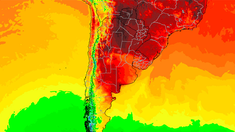 Aumenta la probabilidad de que Argentina sufra “olas de calor significativas”