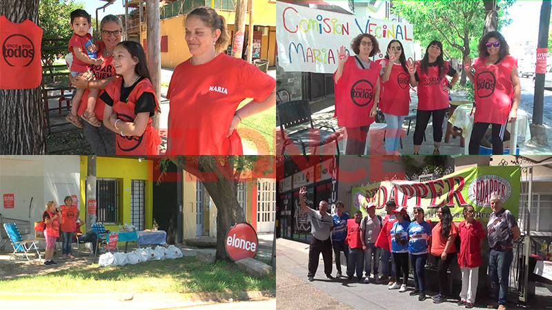 Se vive la fiesta de la solidaridad:vecinales e instituciones reciben donaciones