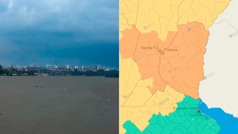 Renovaron alerta naranja y amarilla por tormentas para toda la ...