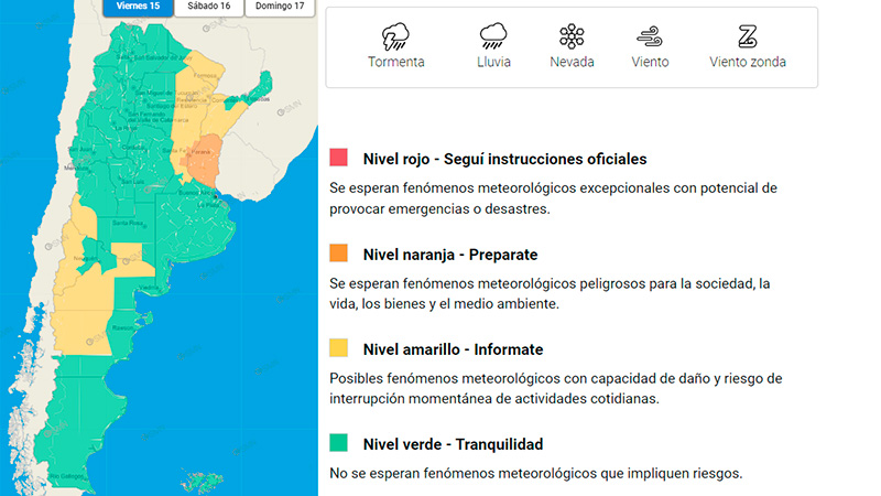 Diez Provincias Bajo Alertas De Nivel Naranja Y Amarillo Por Tormentas ...