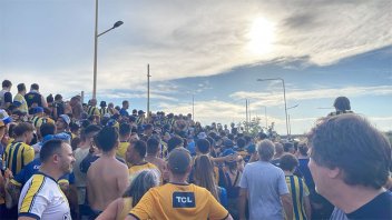 Final de la Copa LPF: Incidentes en el ingreso de los hinchas de Rosario Central