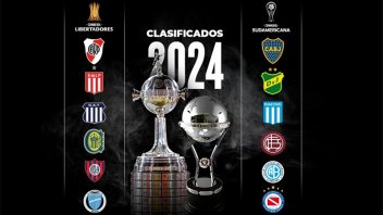 Copas 2024: los 12 equipos argentinos clasificados a la Libertadores y la Sudamericana