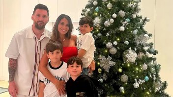 Lionel Messi arribó con su familia a Rosario para pasar las fiestas
