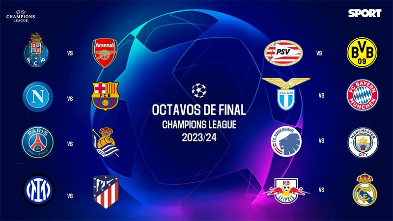 Confirmados Los Cruces De Octavos De Final De La Champions League: Hay ...