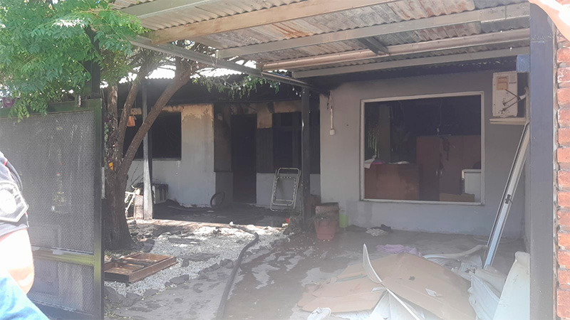 Una mujer resultó con quemaduras al incendiarse su vivienda | Elonce.com