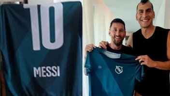 Messi y una visita especial: recibió un regalo inesperado en el último día del año