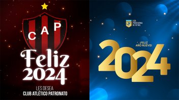 Los saludos de los clubes argentinos de fútbol por el Año Nuevo