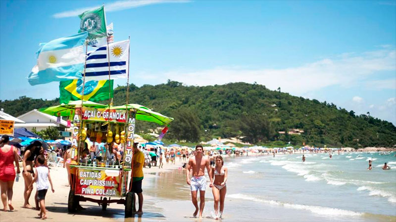 Playa del sur de Brasil. (Imagen: Google)