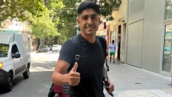 El ex Patronato Cristián Tarragona se sumó al entrenamiento de San Lorenzo