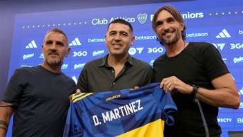 Boca presentó a Diego Martínez como nuevo DT: 