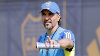 Boca: Diego Martínez probó un equipo para el amistoso del sábado en Salta
