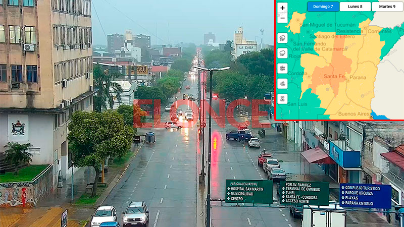 Domingo lluvioso: ampliaron alerta por tormentas y abarca a toda la ...