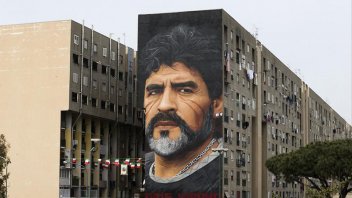 Demolerán uno de los murales más icónicos de Diego Maradona en Nápoles