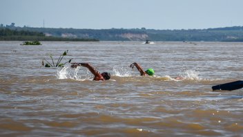 Se reprogramó la maratón de aguas abiertas Villa Urquiza - Paraná
