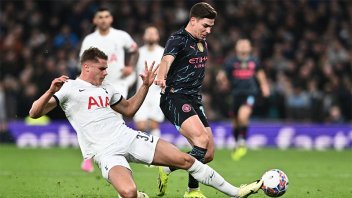 El Manchester City de Julián Álvarez eliminó al Tottenham del Cuti Romero: gol del 1-0