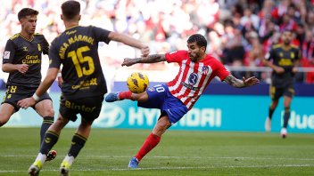 Ángel Correa hizo dos goles en España: los tantos del 5-0 del Atlético de Madrid