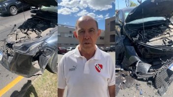 Ricardo Bochini sufrió un accidente de tránsito, pero está fuera de peligro