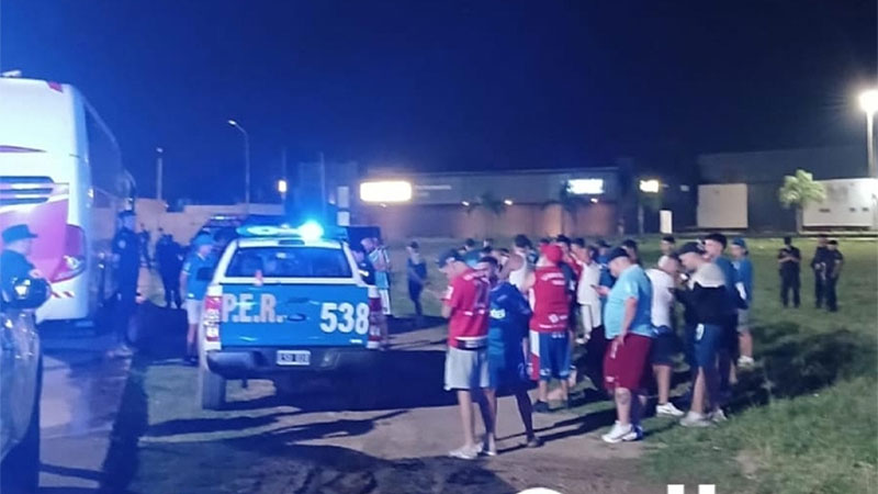 Hinchas de club uruguayo generaron incidentes en Gualeguaychú