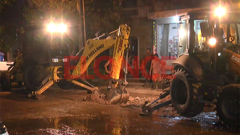 Caño roto y “bajo nivel de reservas” genera faltante de agua en zonas ...