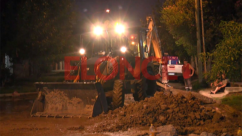 Caño roto y “bajo nivel de reservas” genera faltante de agua en zonas ...