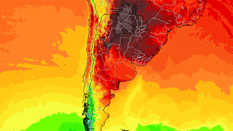 Sigue la masa de aire cálido: a cuánto llegaría hoy la temperatura en Entre Ríos