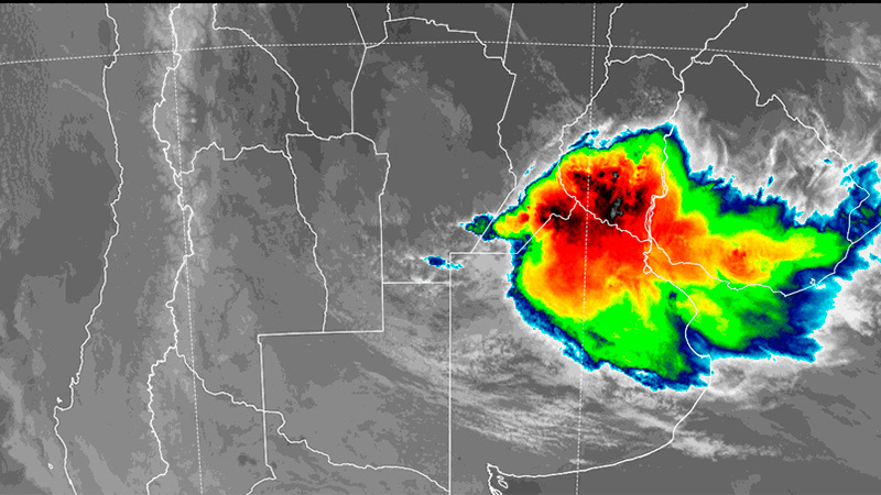 Nueva alerta meteorológica: elevaron a naranja en nivel para el sur entrerriano