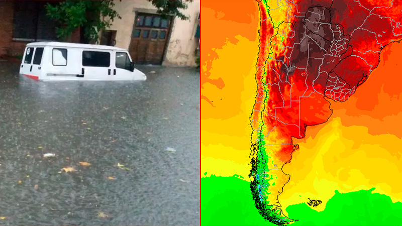 Calor extremo en una zona y temporales en otras: por qué se da este fenómeno