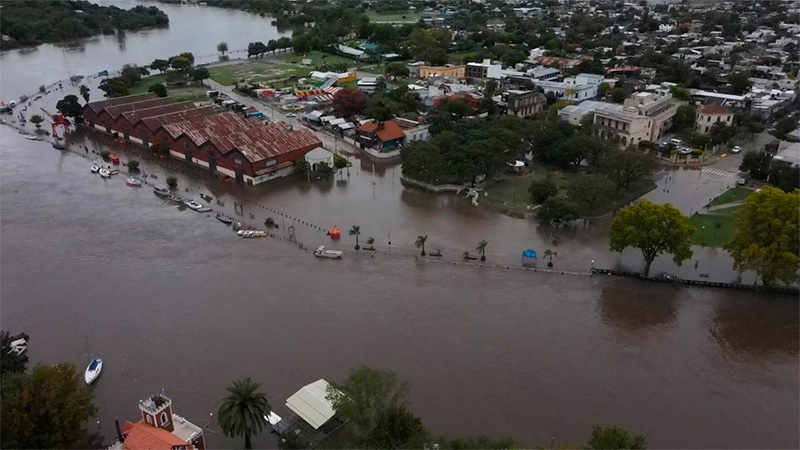 El río Gualeguaychú se acerca a los 5 metros: hay familias evacuadas