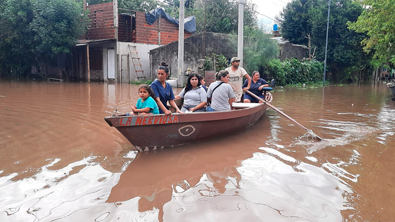 Suman 928 los evacuados y autoevacuados por los anegamientos en Entre Ríos