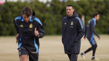 La Selección Argentina tuvo su primer entrenamiento en Estados Unidos