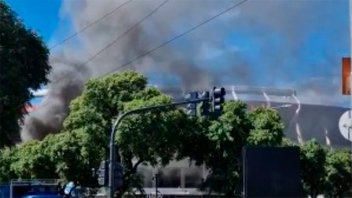 Se produjo incendio en el estadio Monumental a horas del show de María Becerra