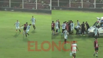 Video: tremendo choque de cabezas entre jugadores de Patronato y Belgrano
