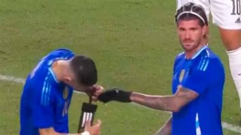Selección Argentina: la frase de De Paul a Di María tras recibir la cinta de capitán