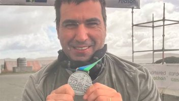 El argentino que corrió la maratón de Malvinas: 