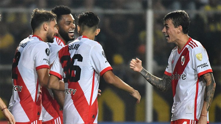 River debutó con una victoria de visitante en la Copa Libertadores: goles del 2-0