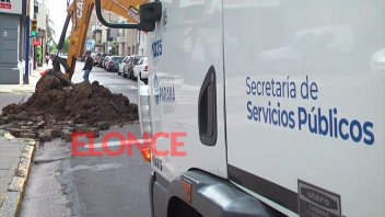 Cortan el tránsito en calle Corrientes por reparaciones: es entre La Paz y Colón